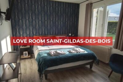 Love Room Jacuzzi Saint-Gildas-des-Bois